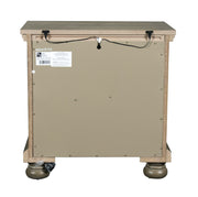 New Classic Furniture Allegra Gray Pewter Nightstand