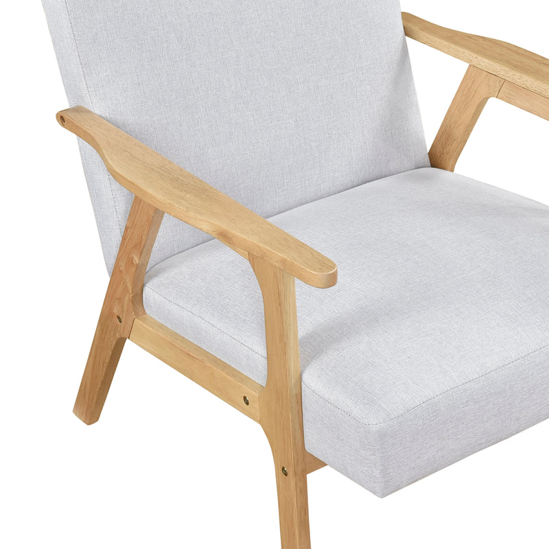 Home Elegance Omara Natural Beige Accent Chair