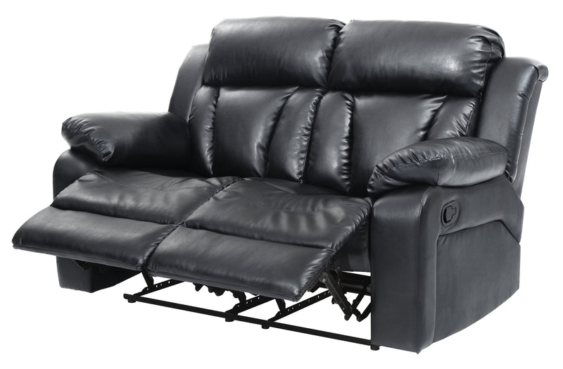 Glory Furniture Daria White Reclining Loveseat