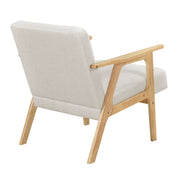 Home Elegance Omara Natural Beige Accent Chair