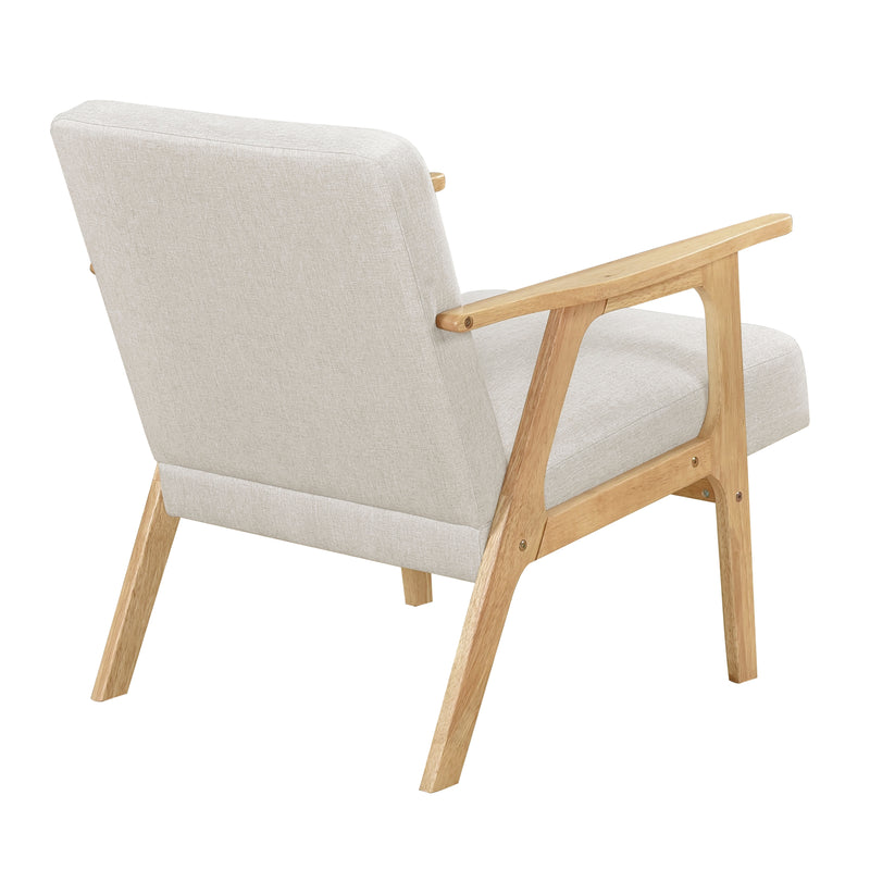 Home Elegance Omara Natural Beige Accent Chair