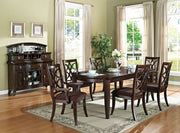 Acme Furniture Keenan Dark Walnut Brown 7pc Dining Room Set