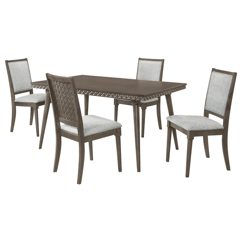 Coaster Furniture Onslow Dark Brown 5pc Dining Room Set