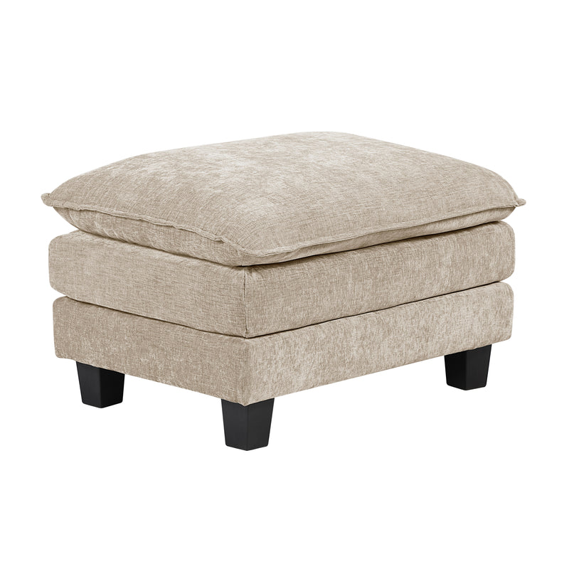 Home Elegance Dublin Taupe Ottoman