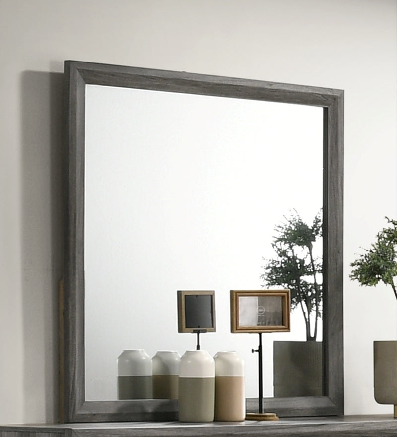 Galaxy Home Denver White Square Mirror