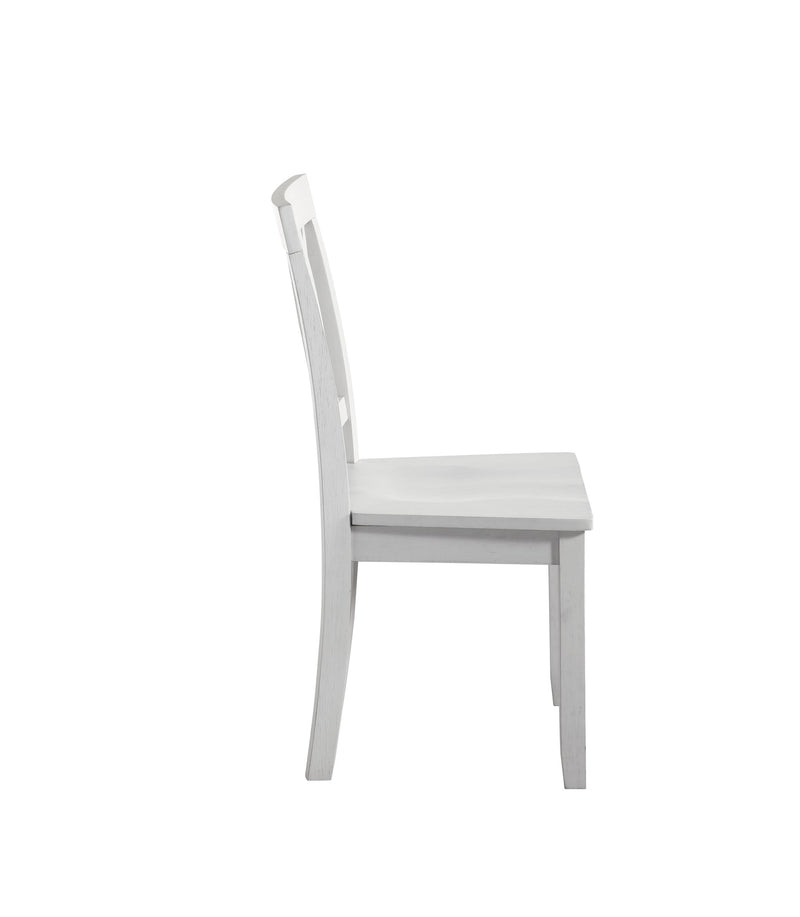 Steve Silver Naples Antiqued White Drop Leaf 5pc Dining Set