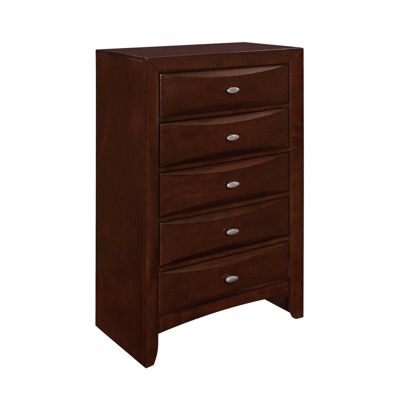 Global Furniture Linda Black Drawer Chest