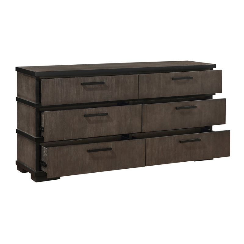 Home Elegance Acworth Black Brown Gray Dresser