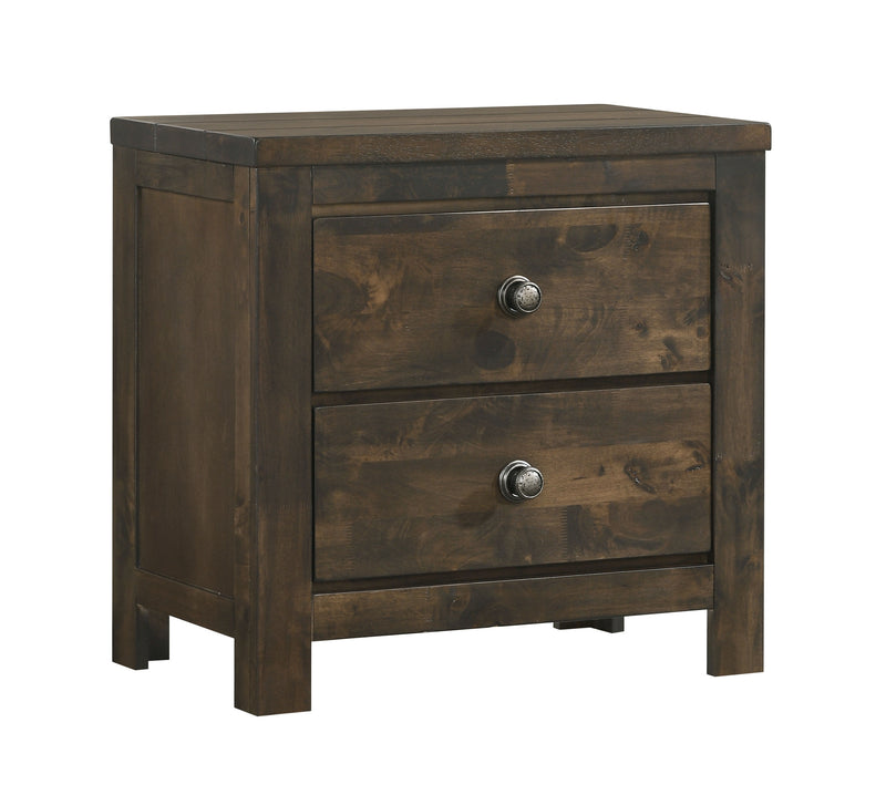 New Classic Furniture Blue Ridge Rustic Gray Nightstand