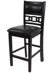 2 New Classic Furniture Gia Brown Counter Height Chairs
