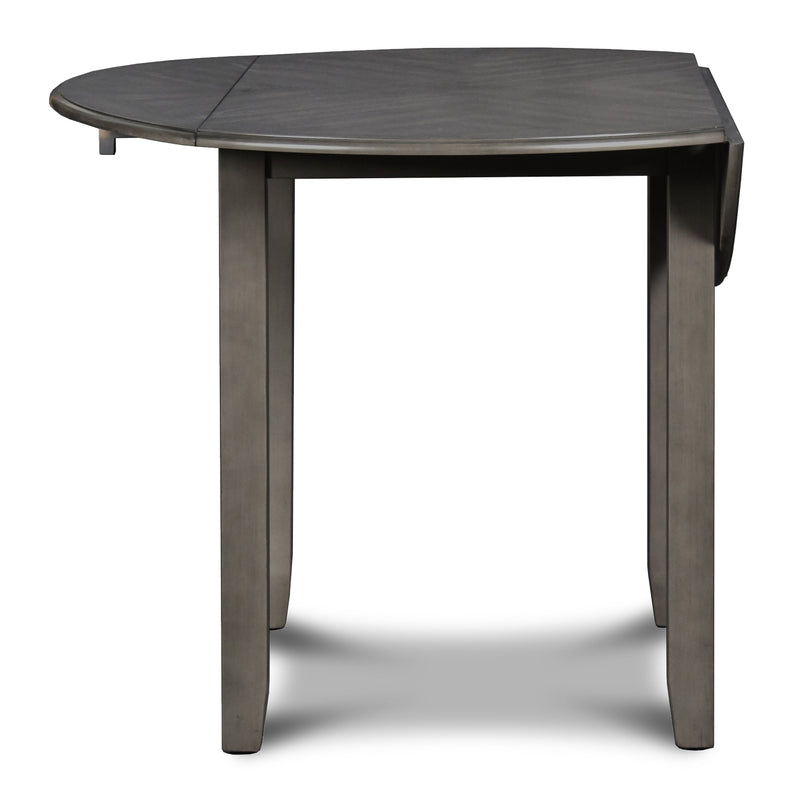 New Classic Furniture Gia Gray 42 Inch Drop Leaf 3pc Dining Set
