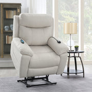 Acme Furniture Chriki Light Gray Power Recliner