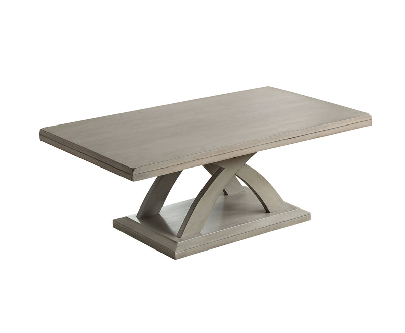 Steve Silver Jocelyn Grey Wood 3pc Coffee Table Set