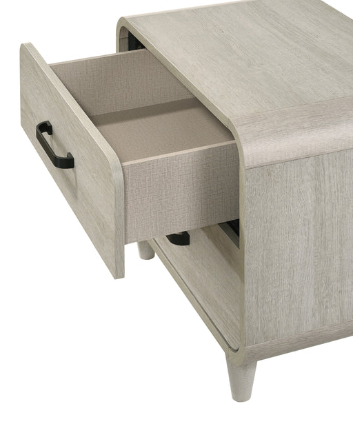 Crown Mark Nyomi White Night Stand