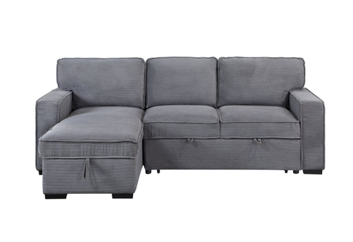 Global Furniture U0203 Light Grey Reversible Sofa Bed