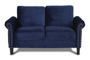 New Classic Furniture Alani Deep Blue Loveseat