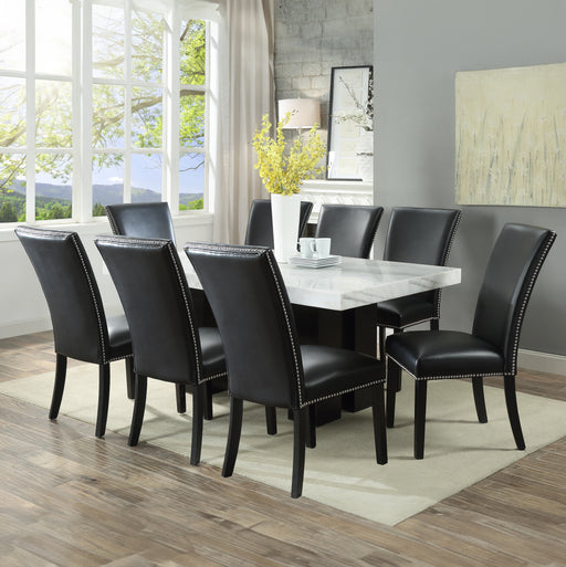 Steve Silver Camila White 9pc Dining Set