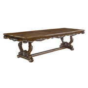 Acme Furniture Latisha Antique Oak Double Pedestal Dining Table