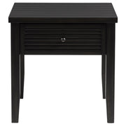 Coaster Furniture Concord Distressed Java Black End Table