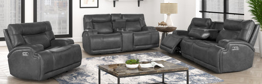 New Classic Furniture Titan Gray 3pc Power Living Room Set