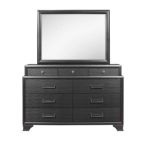 Global Furniture Jordyn Grey Dresser and Mirror