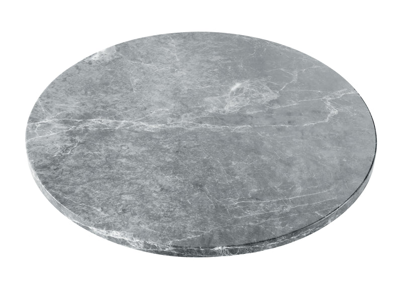 Steve Silver Kaza Gray 18 Inch Marble Lazy Susan