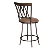 Steve Silver Sedona Dark Camel Swivel Counter Stool