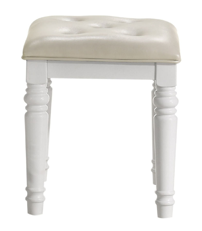 New Classic Furniture Valentino Black Vanity Table Stool