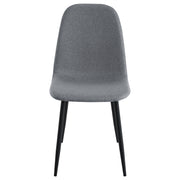 4 Coaster Furniture Dennison Grey Dining Side Chairs