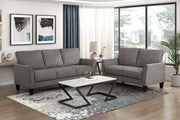 Home Elegance Aliana Blue 2pc Living Room Set