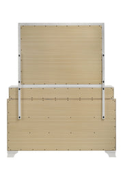 Galaxy Home Soul White Dresser and Mirror