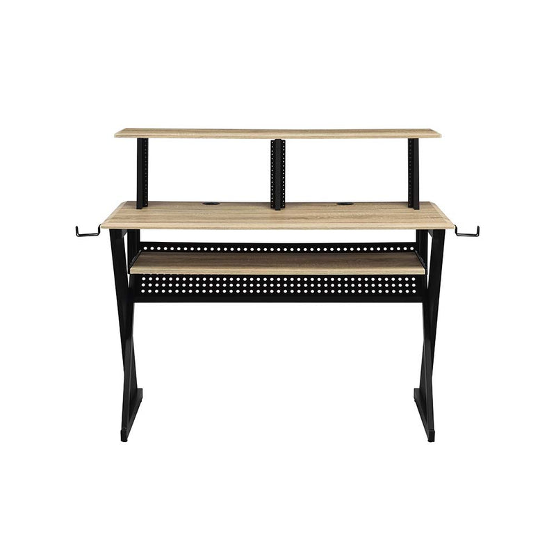 Acme Furniture Humanity Natural Black Music Desk