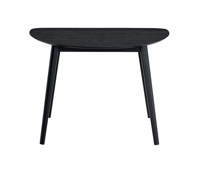 Acme Furniture Real Gray Black 3pc Dining Room Set