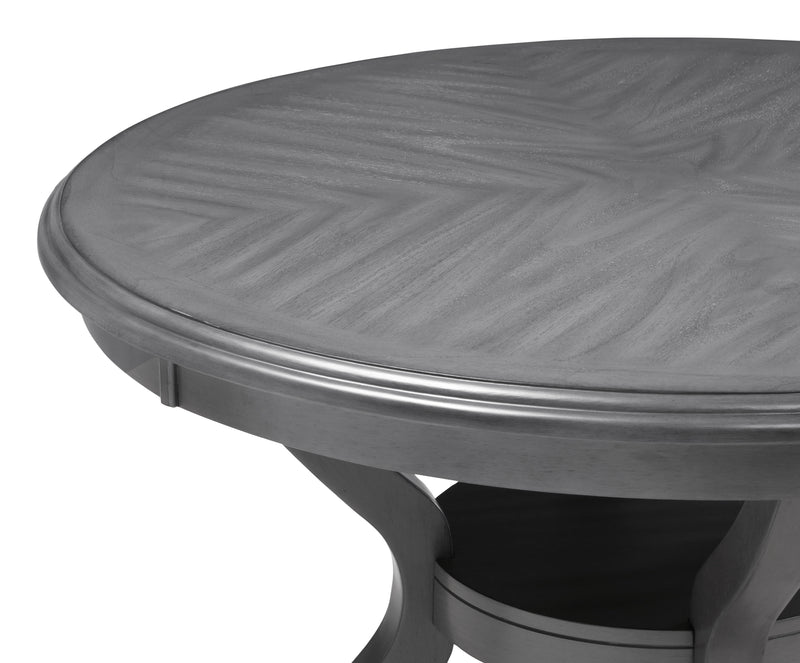 New Classic Furniture Cori Bisque Brown 5pc Round Dining Set