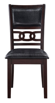 2 New Classic Furniture Gia Brown Dining Chairs