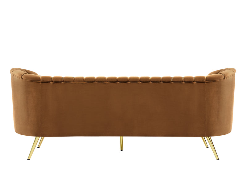 Meridian Furniture Margo Green Velvet Sofa