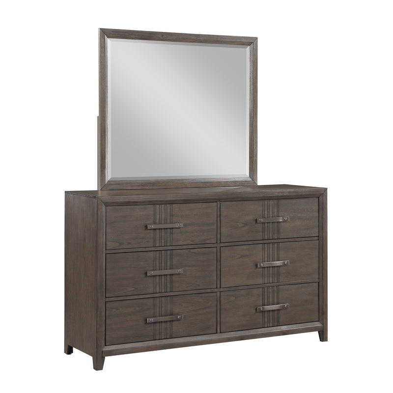New Classic Furniture Landon Brown Mirror