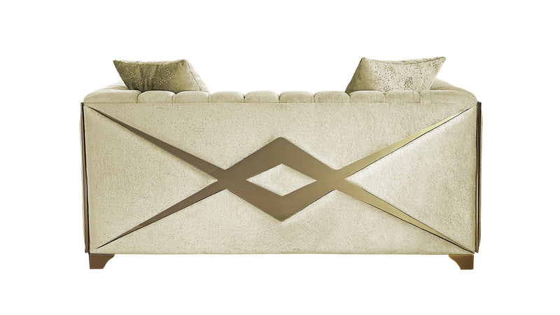 Galaxy Home Velencia Silver 3pc Living Room Set