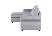 Global Furniture U0301 Grey Pull Out Sofa Bed