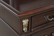 New Classic Furniture Maximus Brown Dresser And Mirror