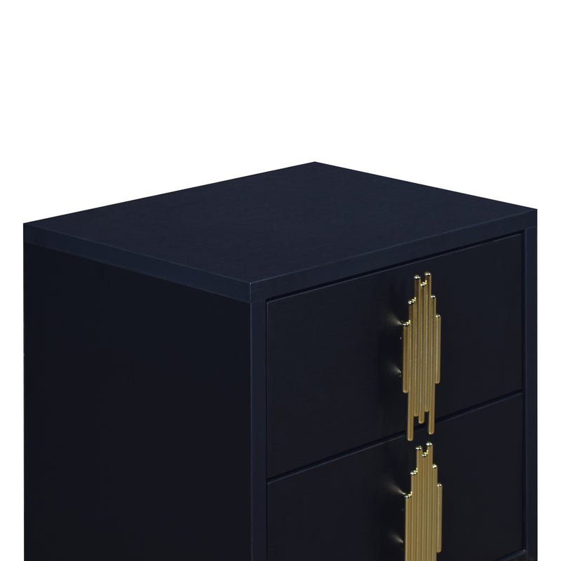 New Classic Furniture Empire Black Nightstand
