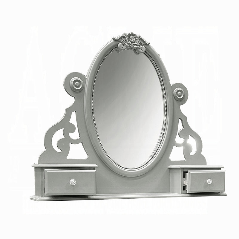 Acme Furniture Flora Gray Dresser and Mirror