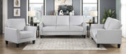 Home Elegance Aliana Gray 3pc Living Room Set