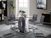 Global Furniture D1628BT-D915BS White 5pc Bar Height Set