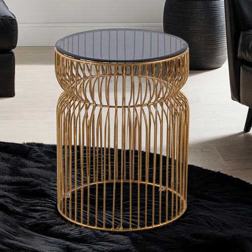 Galaxy Home 901 Gold End Table