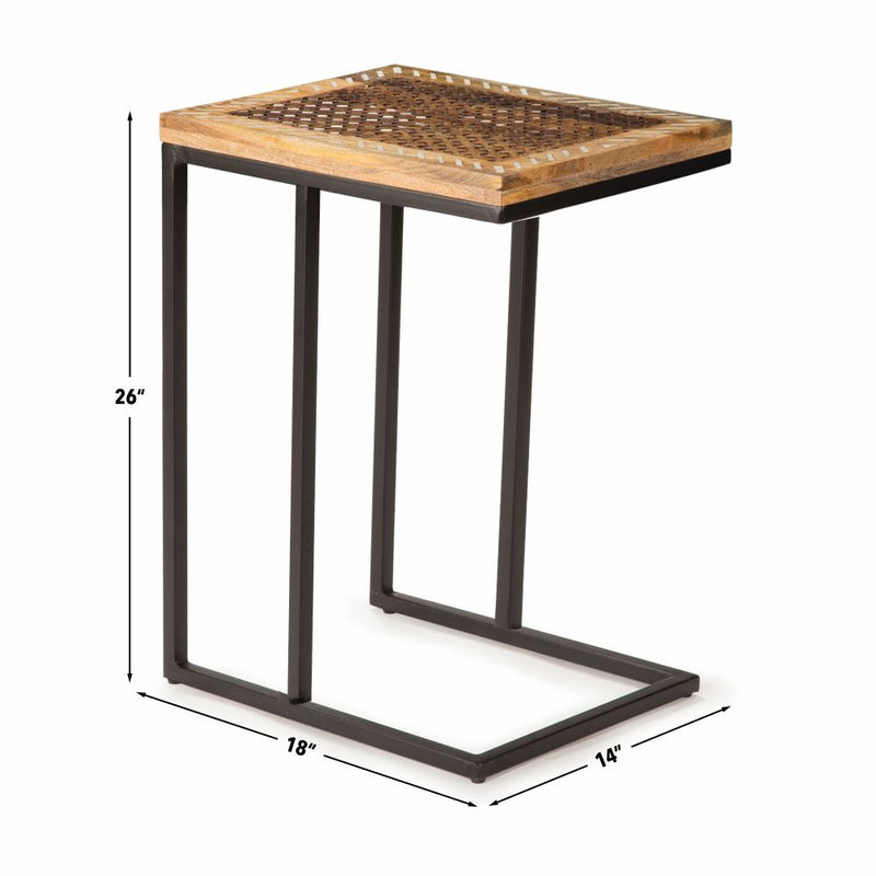 Steve Silver Parris Natural Sofa Server Table