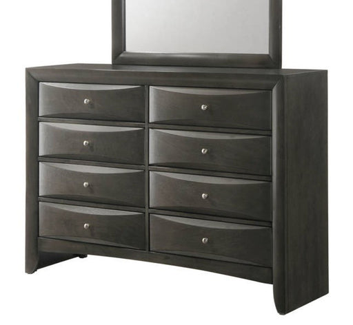 Crown Mark Emily Grey 8 Drawers Dresser