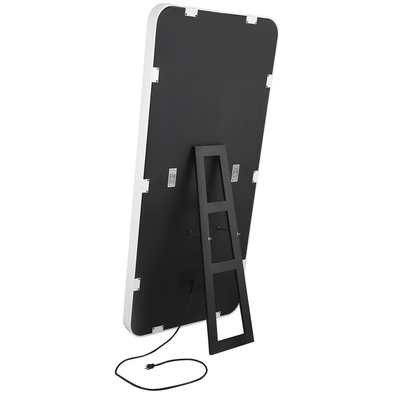 Coaster Furniture Glendora Silver LED Standing Mirror