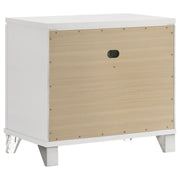 Coaster Furniture Marmore White Nightstand