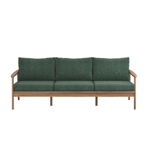 New Classic Furniture Ashton Brown Green Patio Sofa